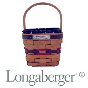 Longaberger 1993 Inaugural Basket; includes liner and plastic protector